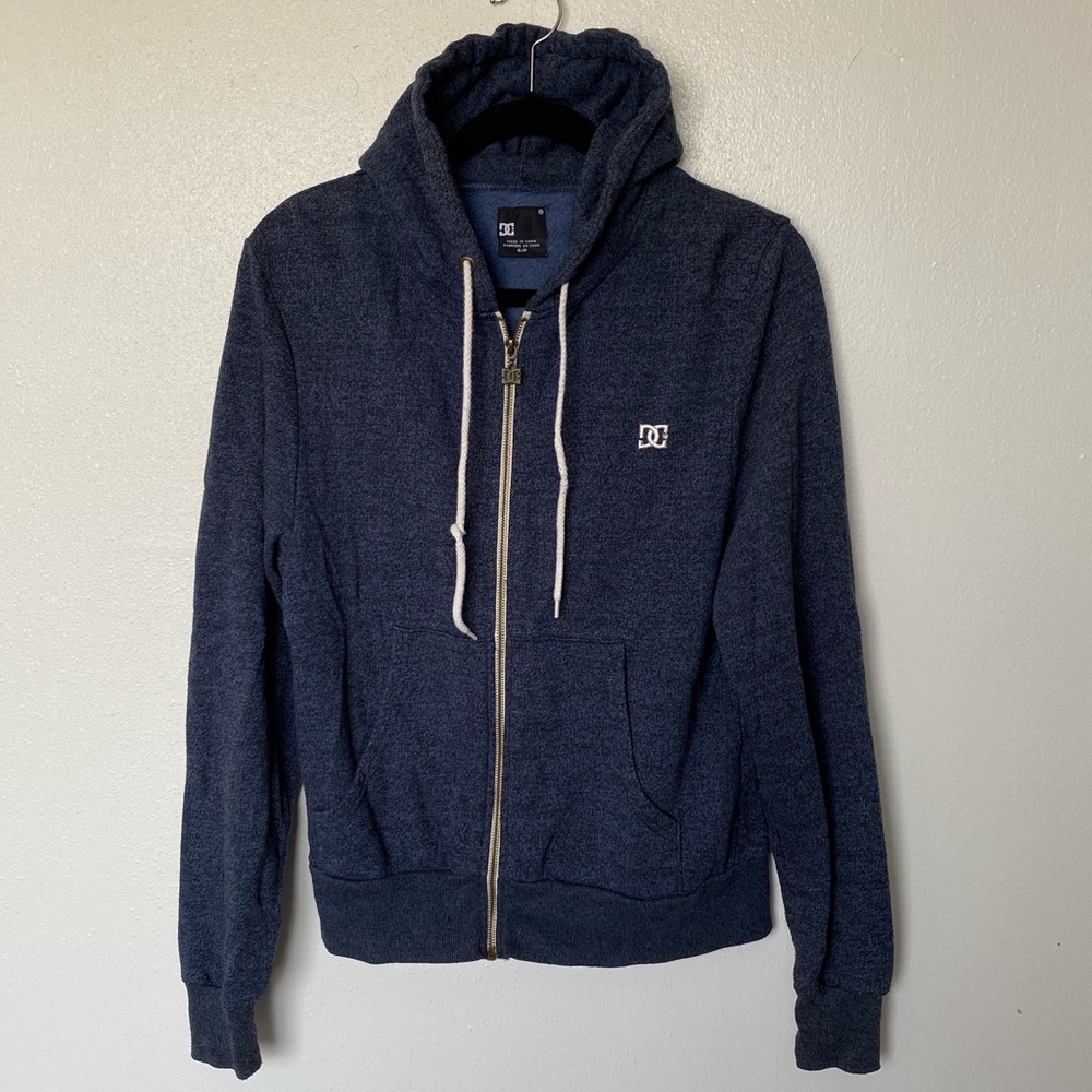 DC hoodie Zip up long sleeve sweat shirt S S/P